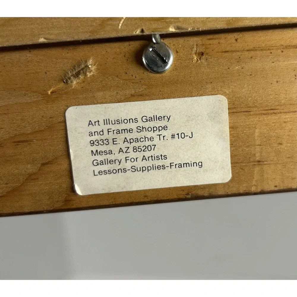 VTG Carved Wood Frame For 12